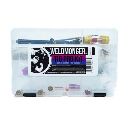 Weldmonger Weldmonger TIG PRO Kit for #9 and #20 Style Torches Furick Cup/CK Worldwide Genuine Parts WM-TIGPRO-9